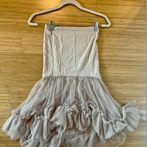 Free People Intimately Carrie-Inspired Many Layers Solid Midi Skirt - Picture 2 of 2